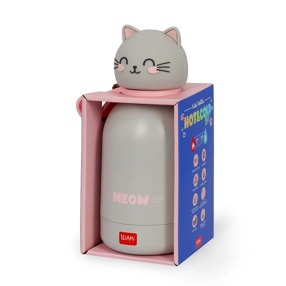 Legami Μπουκάλι Θερμός Ανοξείδωτο Hot & Cold BFF - Kitty 310ml 