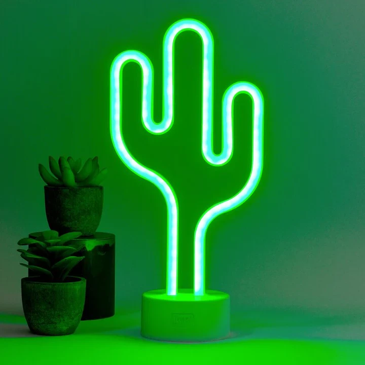 Legami It’s a Sign- Neon Effect LED Lamp- Cactus