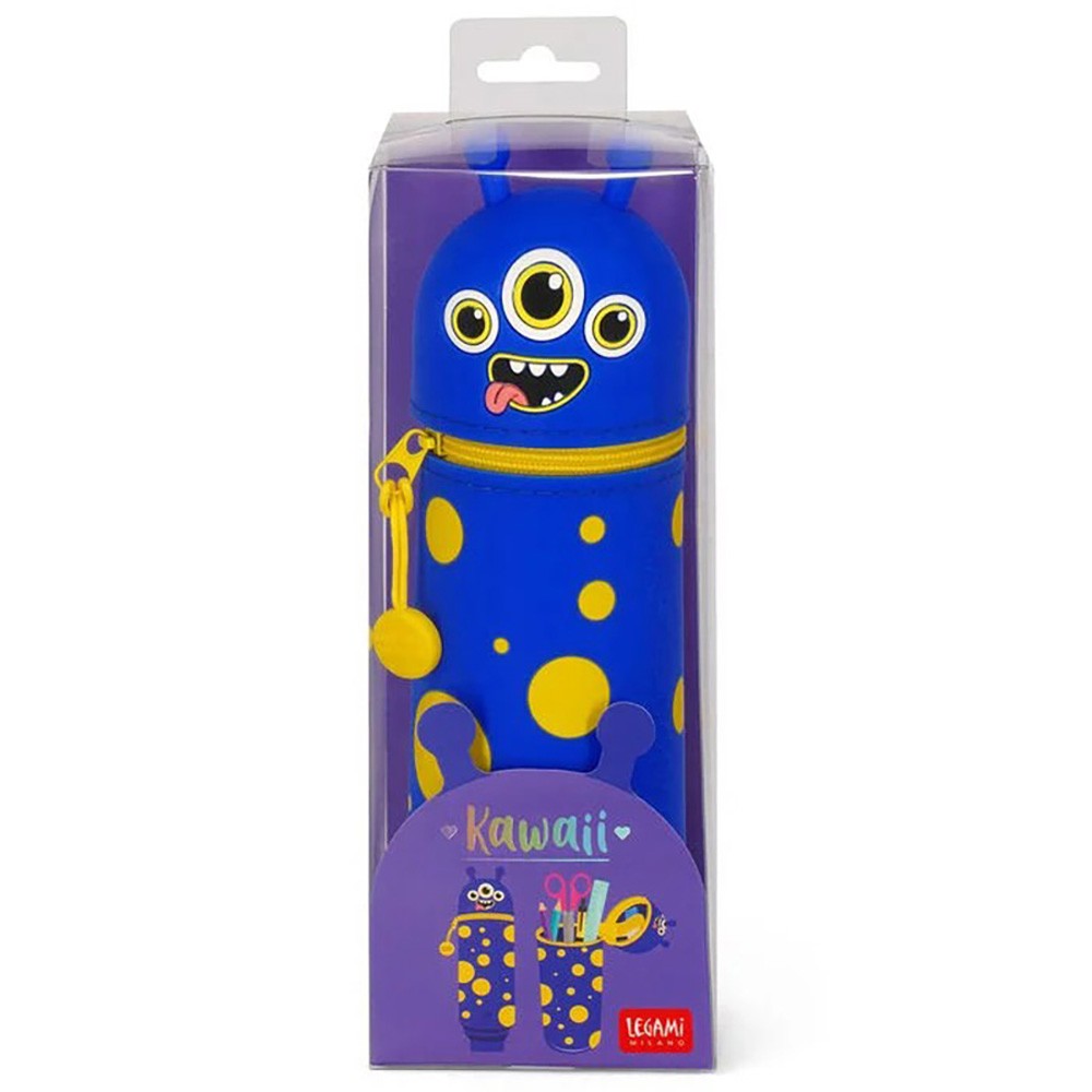 Legami Κασετίνα - Μολυβοθήκη Σιλικόνης Kawaii 2 σε 1 Monster 