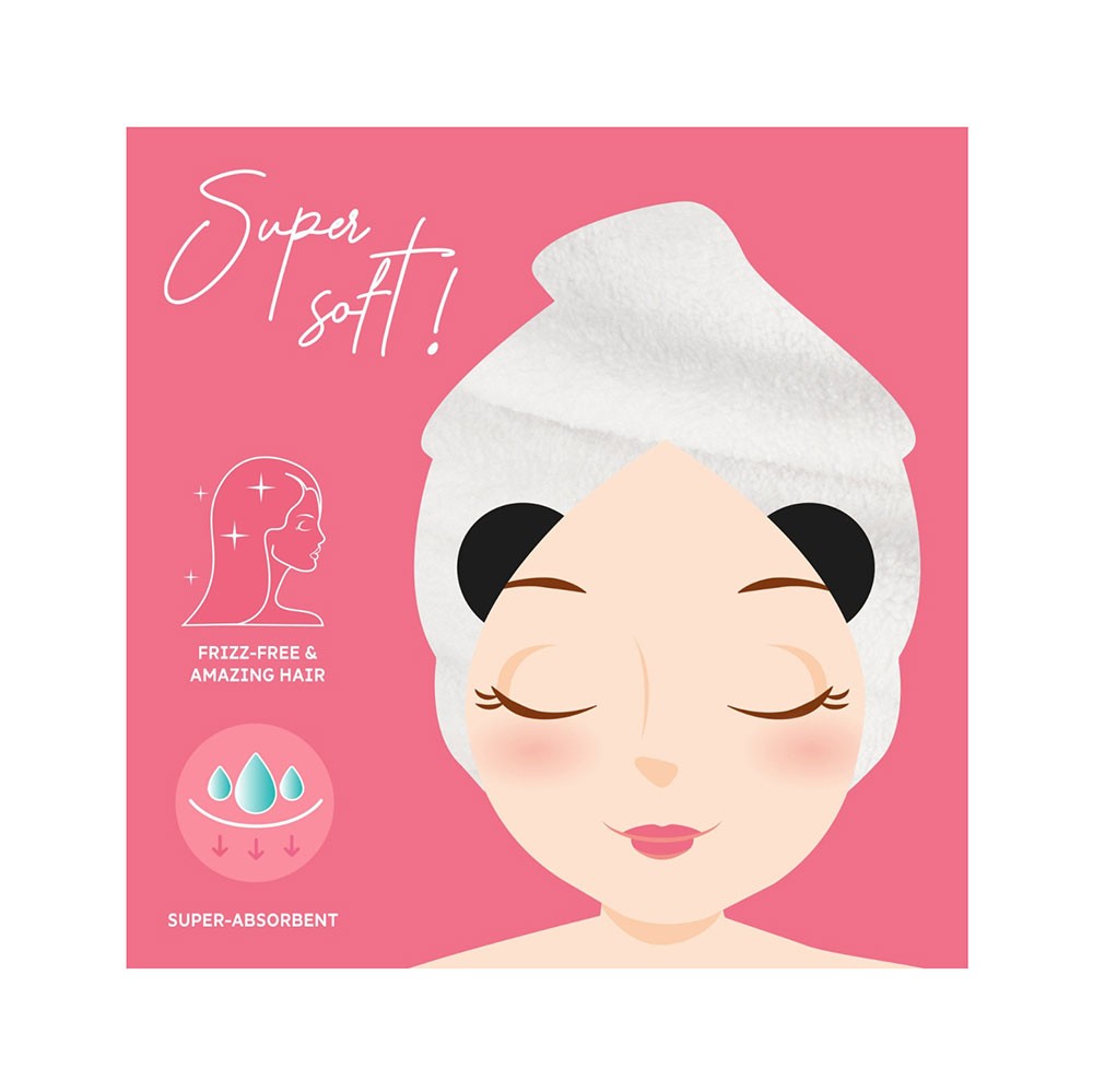 ΠΕΤΣΕΤΑ ΜΑΛΛΙΩΝ ΤΟΥΡΜΠΑΝΙ LEGAMI LOVE MY HAIR- HAIR TURBAN PANDA