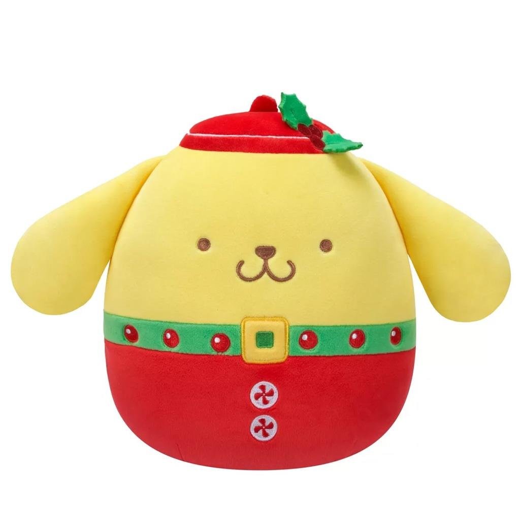 Λούτρινο Squishmallows - Hello Kitty and Friends: Pompompurin Red with Green Belt (20cm)