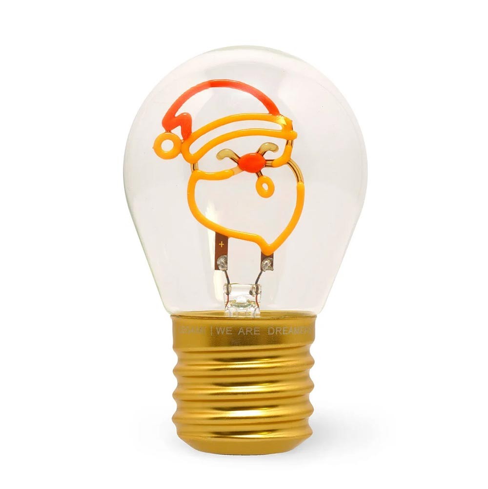  Επιτραπέζιο φωτιστικό σε σχήμα λάμπας Bulb Fiction - Santa Claus