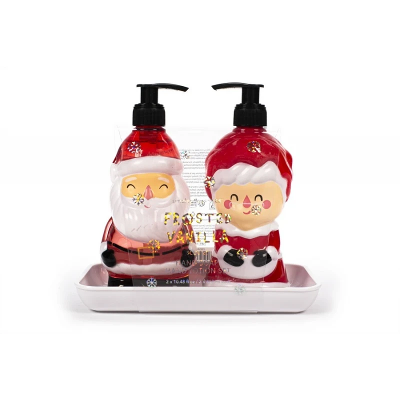 Σετ δώρου Tri-Coastal κρεμοσάπουνο 310ml και lotion χεριών 310ml Santa Couple
