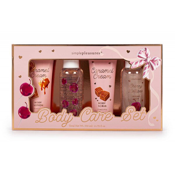 Tri-Coastal Design Pink Bow Σετ Περιποίησης για Ενυδάτωση & Καθαρισμό Σώματος 4τμχ