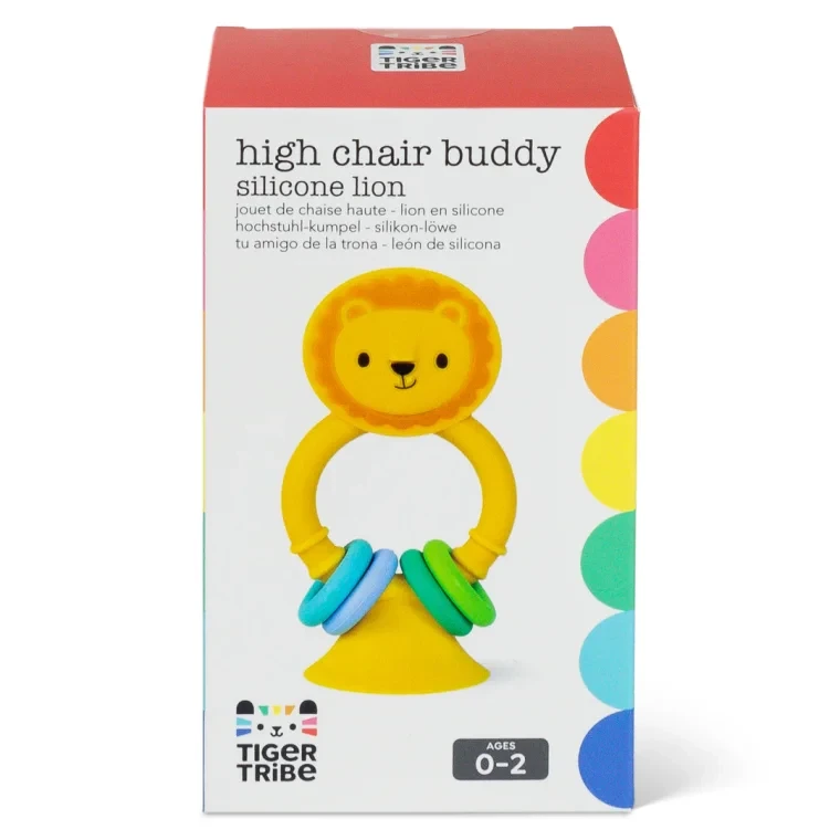 High Chair Buddy – Silicone Lion - Tiger Tribe