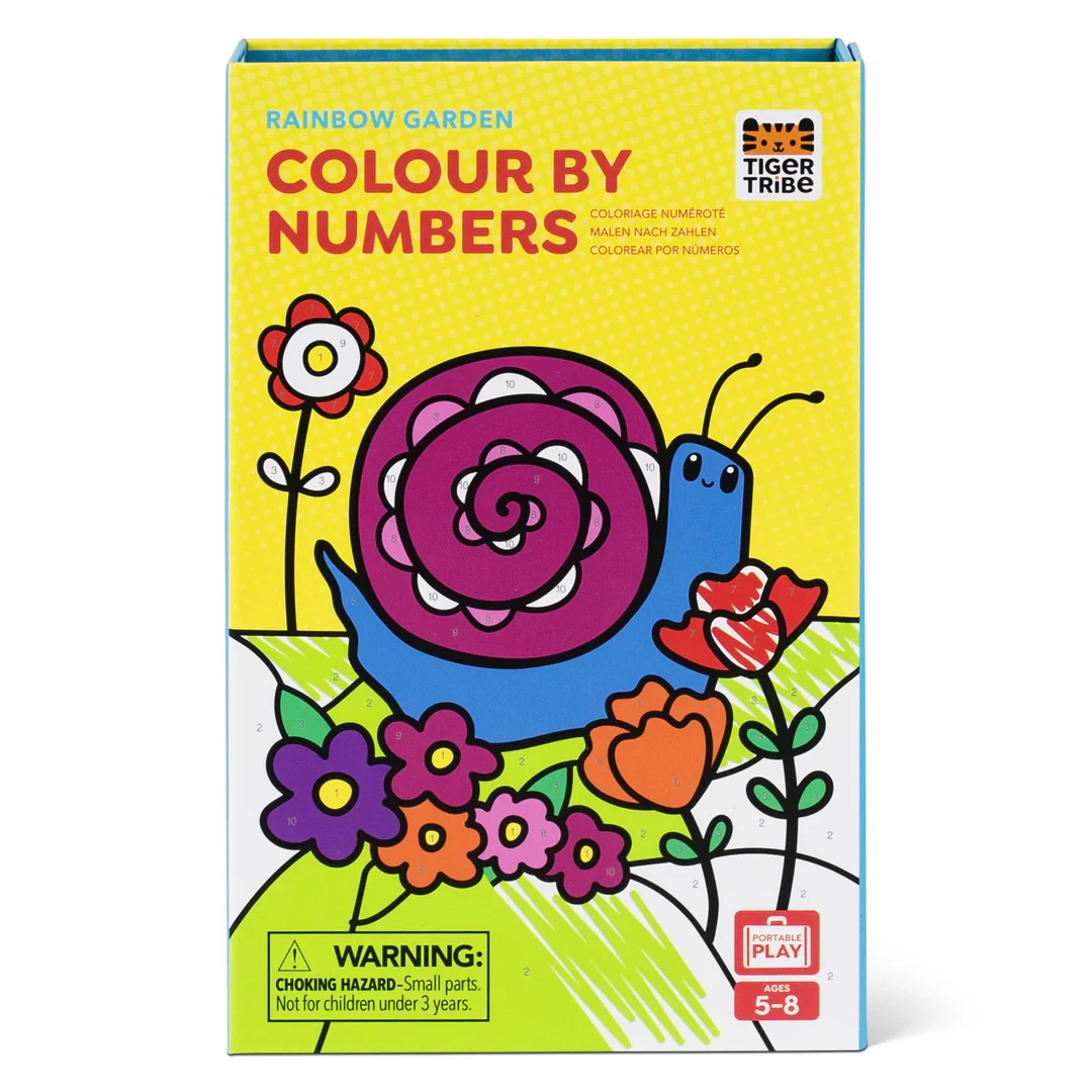 Σετ  Ζωγραφικης Colour By Numbers Rainbow Garden