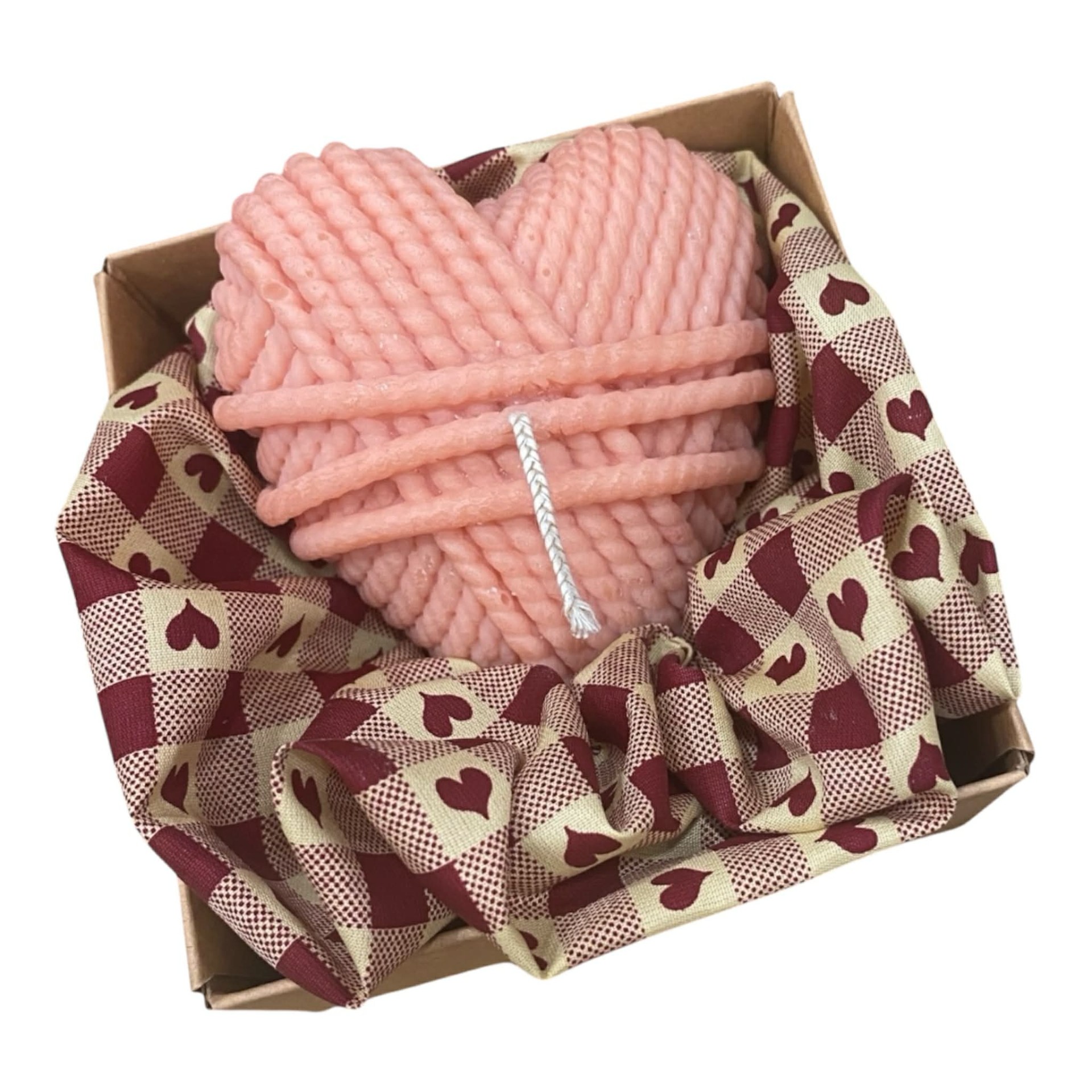 Χειροποιητο αρωματικό κερί και scrunchie