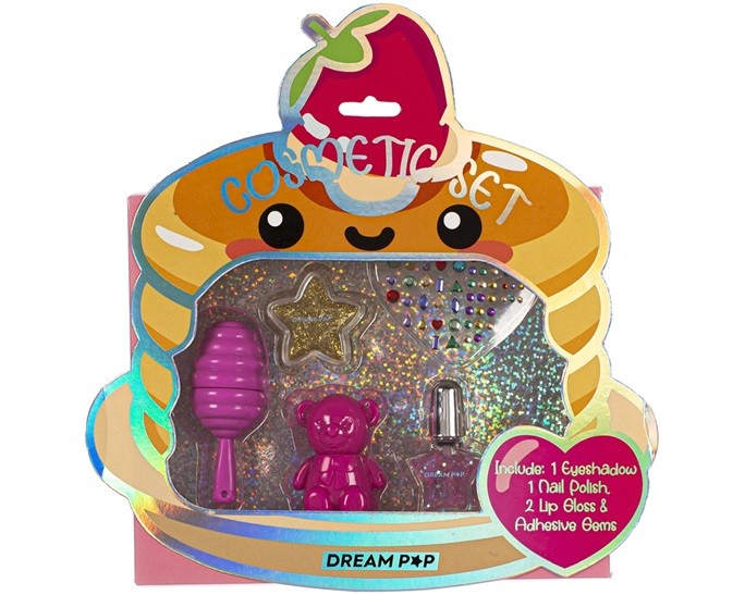 TRI-COASTAL ΣΕΤ ΚΑΛΛΥΝΤΙΚΩΝ PANCAKE 2 LIP GLOSSES,ΣΚΙΕΣ, ΜΑΝΟ & GEMS