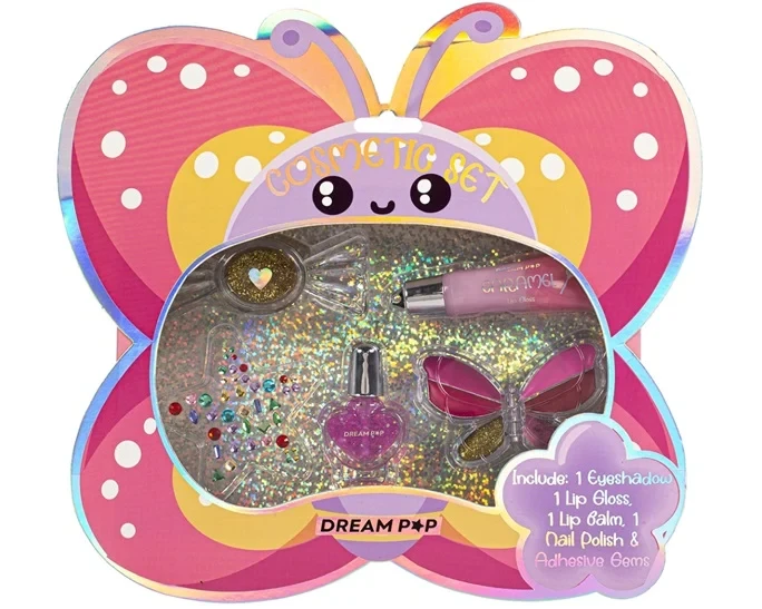 TRI-COASTAL ΣΕΤ ΚΑΛΛΥΝΤΙΚΩΝ ΠΕΤΑΛΟΥΔΑ 2 LIP GLOSSES, ΣΚΙΕΣ, ΜΑΝΟ & GEMS