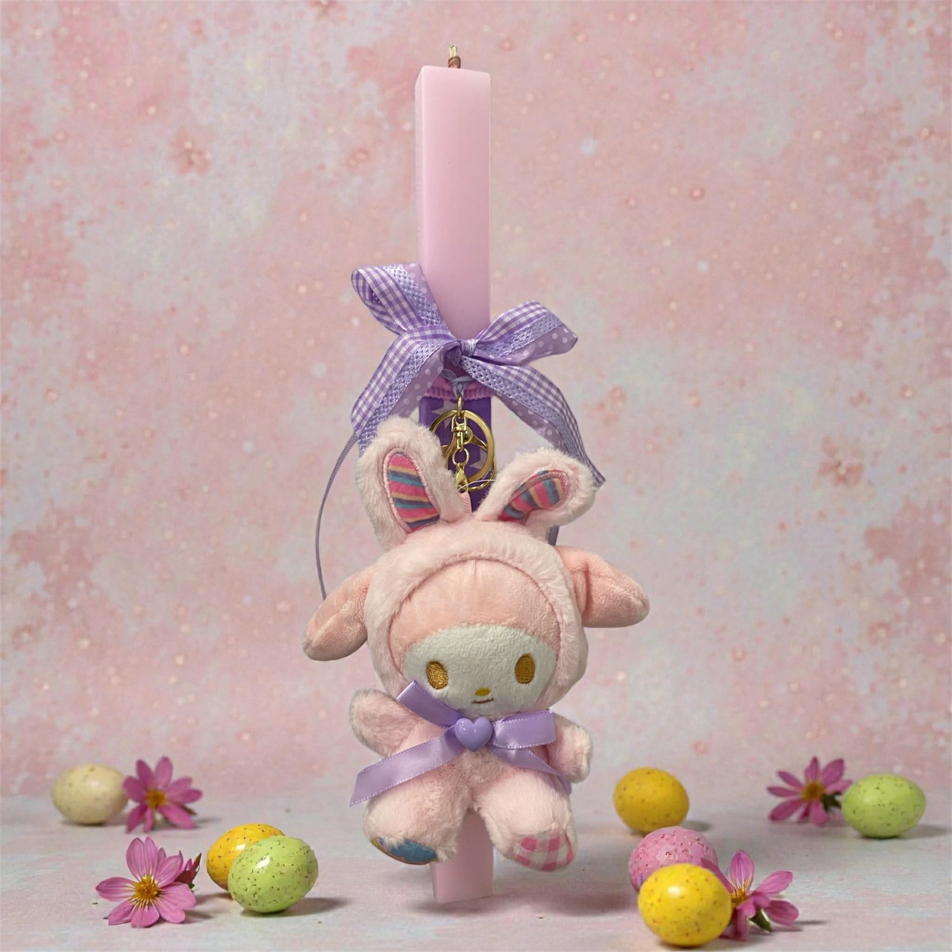 Λαμπάδα με λούτρινο μπρελοκ My Melody