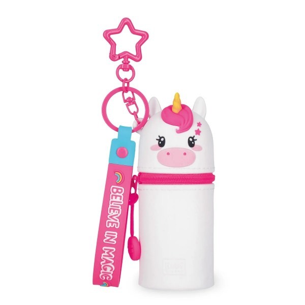 Legami Unicorn Coin Purse with Key Ring - Mini Kawaii