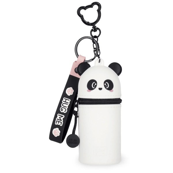 Legami Panda Coin Purse with Key Ring - Mini Kawaii