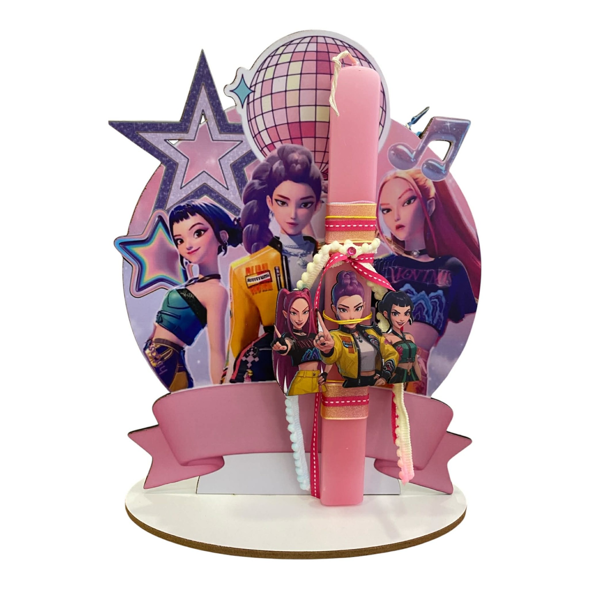 Λαμπάδα Ηuntrix με μαγνητάκι & διακοσμητικο σταντ