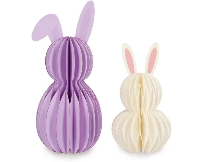 LEGAMI ΔΙΑΚΟΣΜΗΤΙΚΑ ΚΟΥΝΕΛΑΚΙΑ ΧΑΡΤΙΝΑ ΑΝΑΔΙΠΛΟΥΜΕΝΑ HOPPY EASTER ΣΕΤ 2τμχ