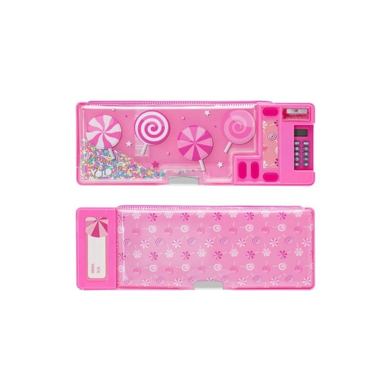 Yolo Κασετίνα Retro με κομπιουτεράκι Pink Candy