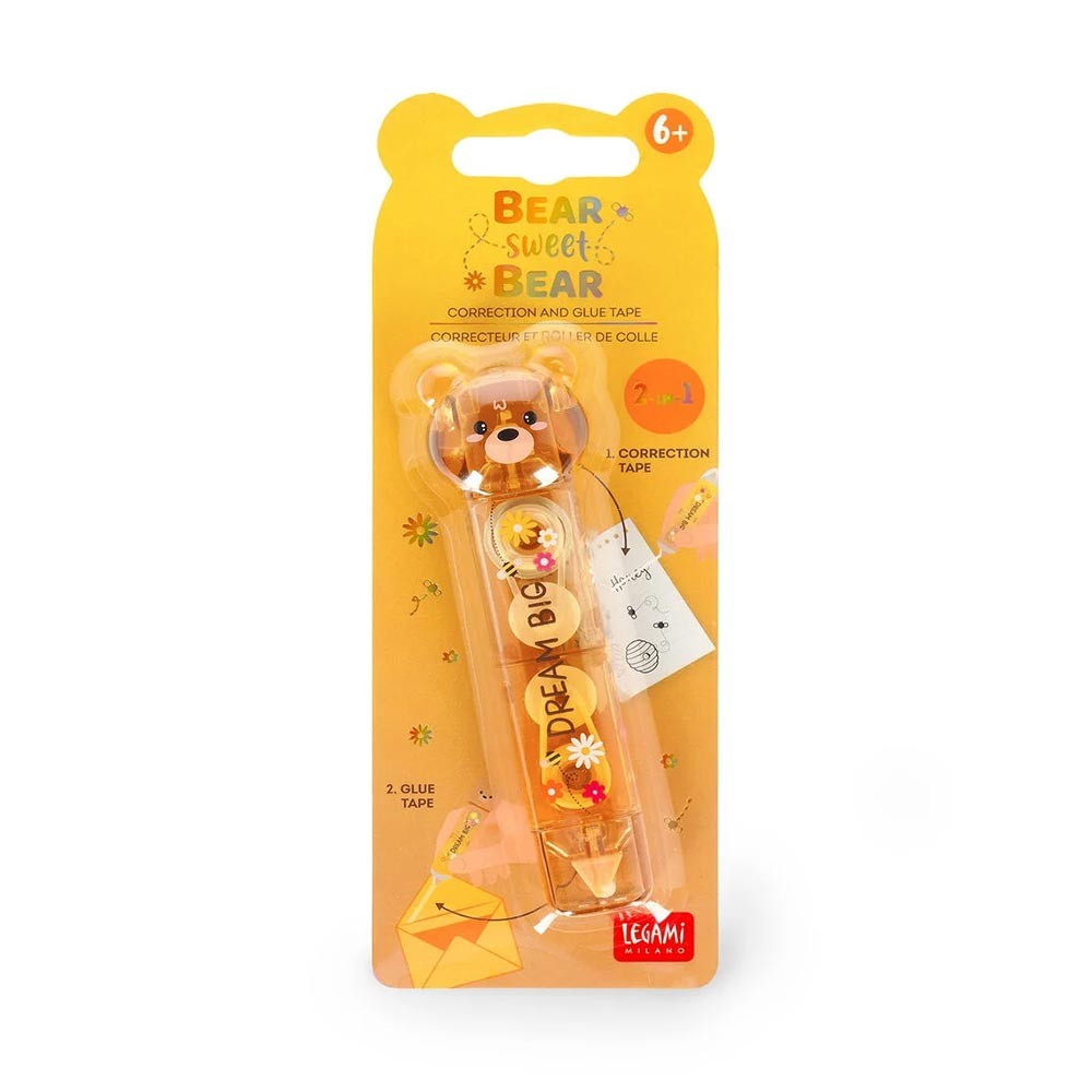 Legami Διορθωτική Ταινία & Κόλλα 2 in 1 Teddy Bear