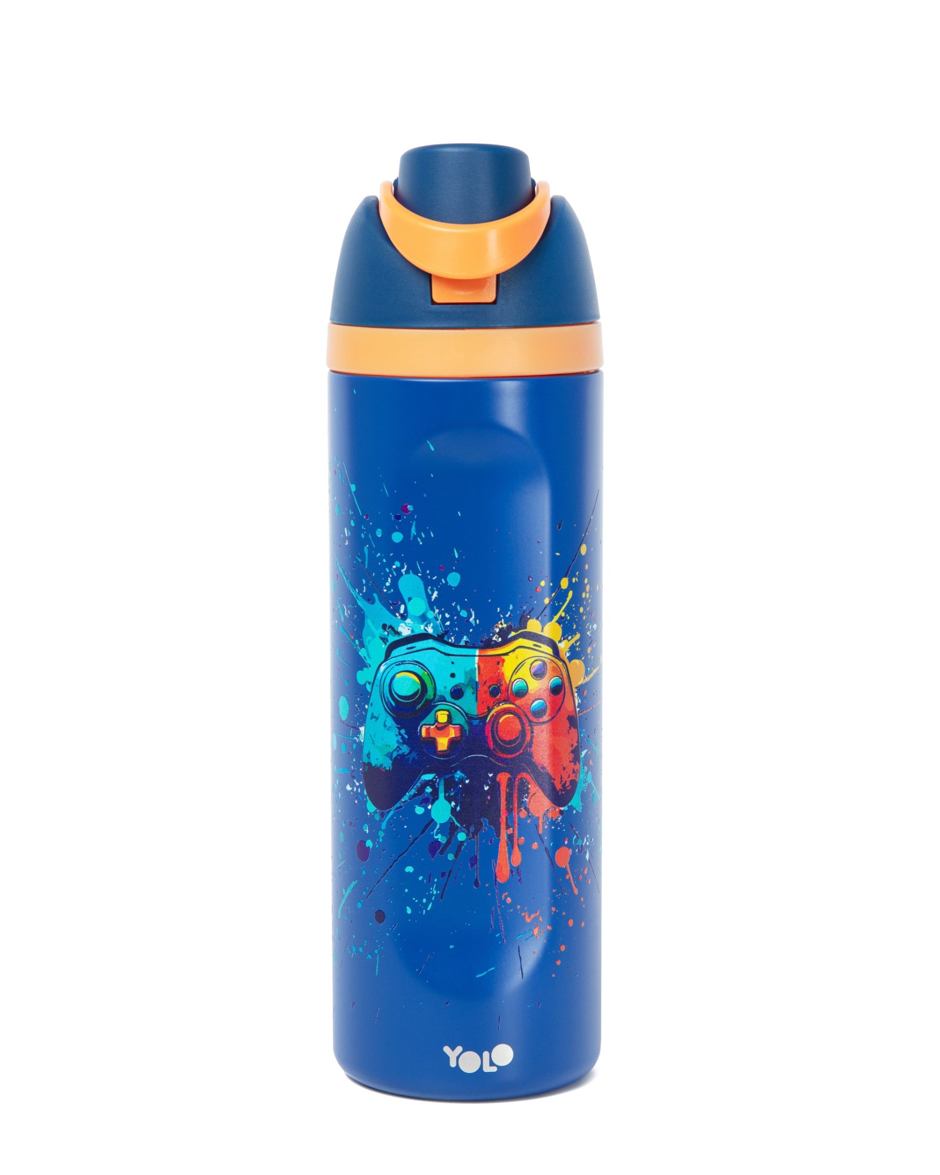 YOLO Παγούρι Θερμός 2 σε 1 700ml - Blue Gaming
