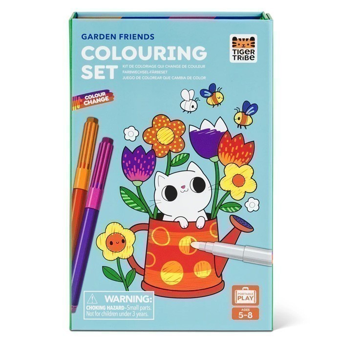 Tiger Tribe Σετ Δραστηριοτήτων – Colouring Set Colour Change Garden Friends