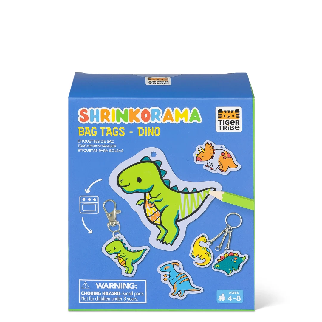 Shrinkorama – Bag Tags – Dino