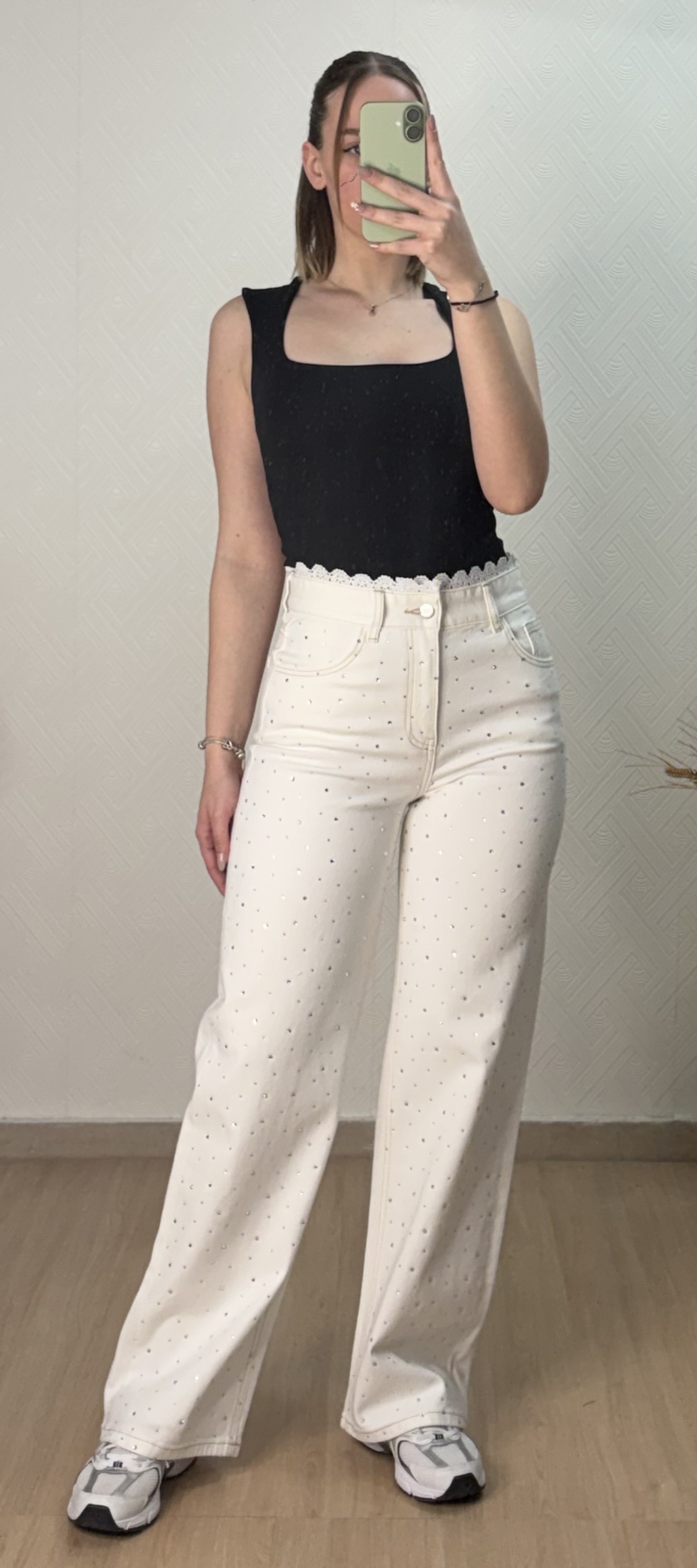 FLORA JEAN - ΤΖΙΝ ΛΕΥΚΟ ΜΕ ΣΤΡΑΣ 