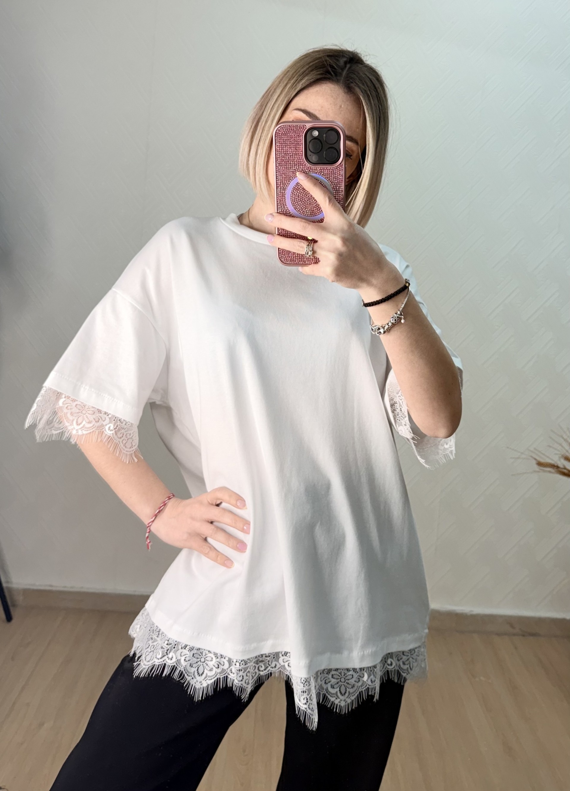 T-SHIRT ΜΕ ΔΑΝΔΕΛΑ 