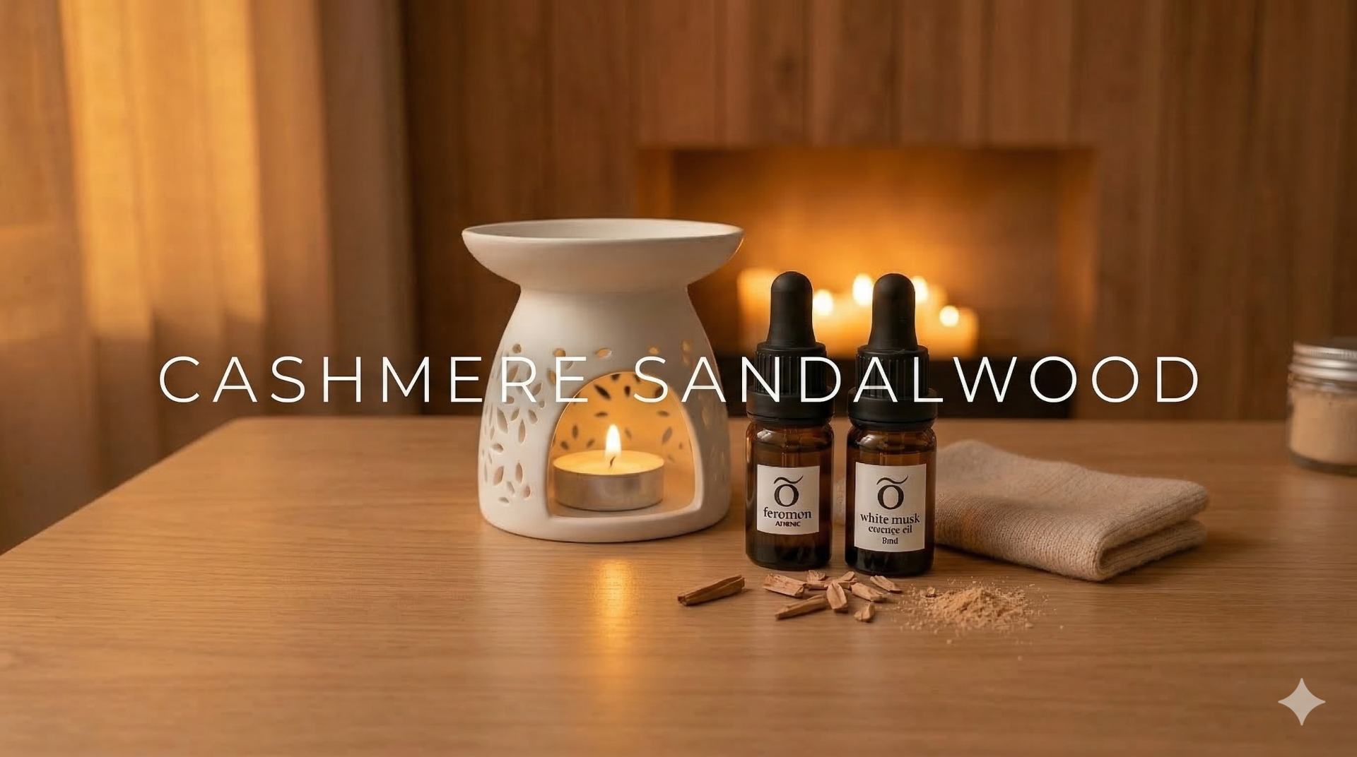 CASHMERE & SANDALWOOD ESSENCE OIL 10ML