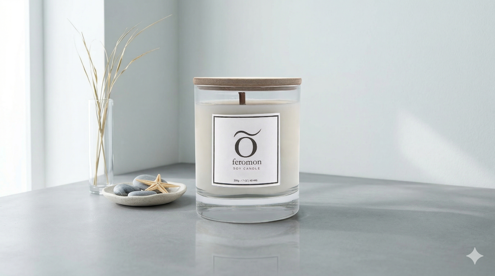 Water Breeze Soy Candle 200gr