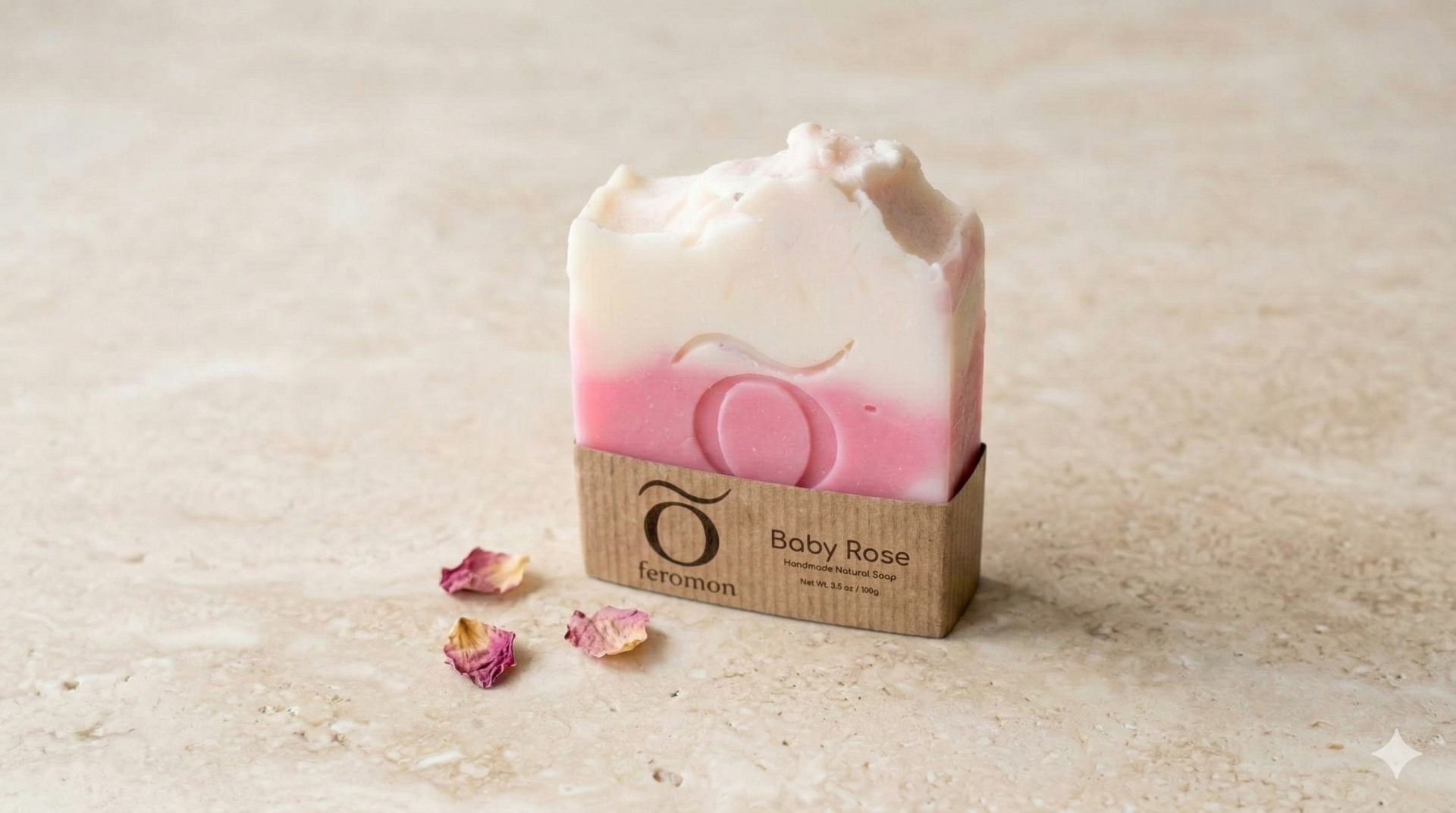 BABY ROSE OLIVE OIL SOAP