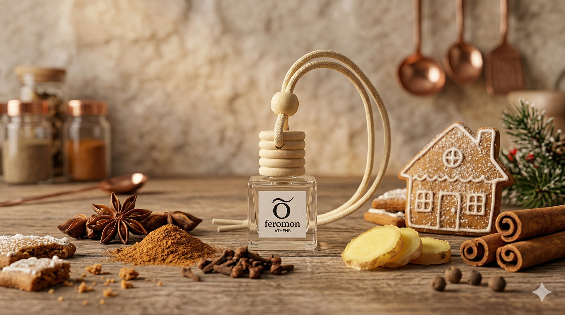 CAR FRESHENER GINGER BREAD