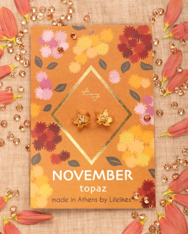 Σκουλαρίκια Birthstone November