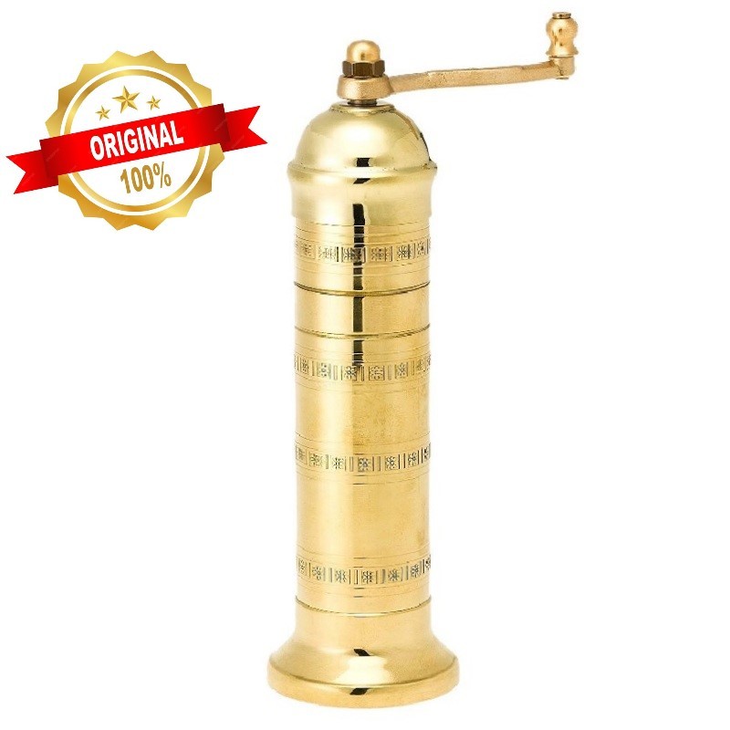 Brass salt mill ALEXANDER #108 8″
