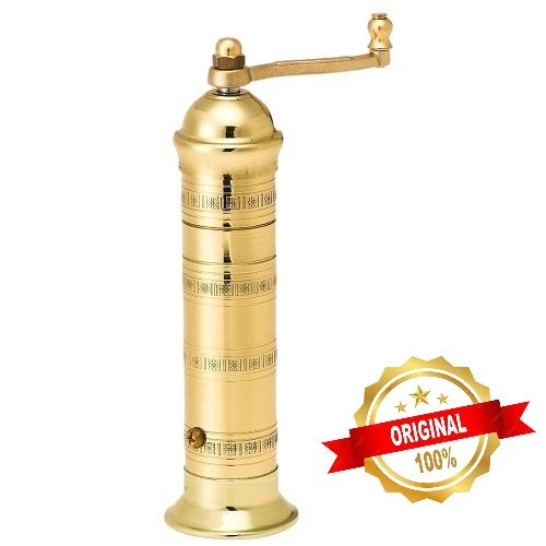 Brass pepper mill Alexander #102 7.5″