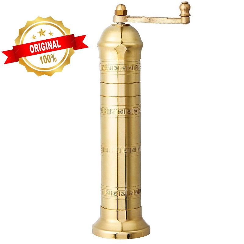 Brass pepper mill ALEXANDER #103 8″ & Brass salt mill ALEXANDER #109 9″