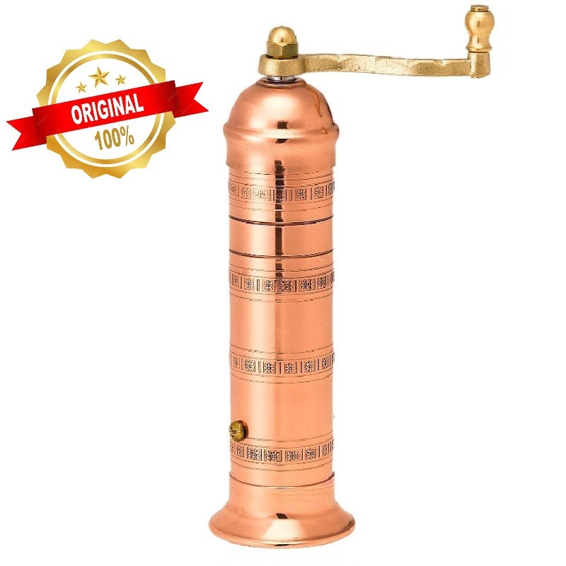 Copper pepper mill ALEXANDER #403 8″ & Copper salt mill ALEXANDER #409 9″