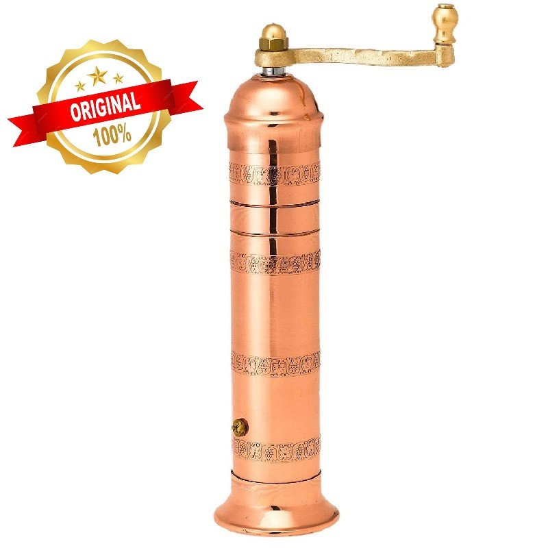 Copper pepper mill ALEXANDER #404 9″ & Copper salt mill ALEXANDER #409 9″