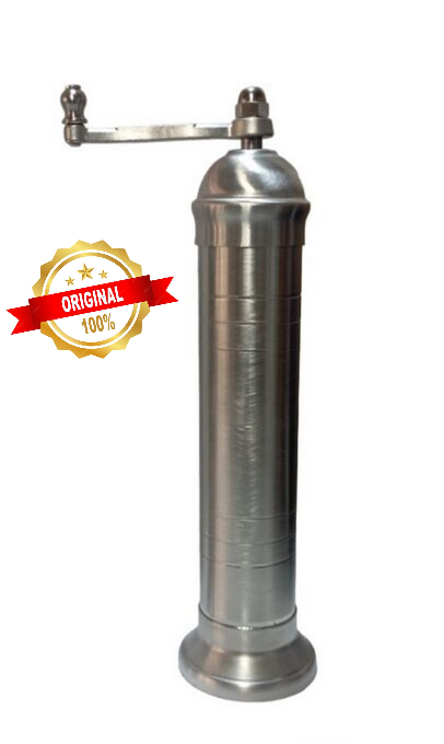 Nickel-matt finish salt mill Alexander #709 9″