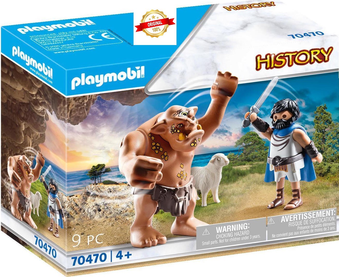 Playmobil History Set 70470 Ulysses and Polyphemus