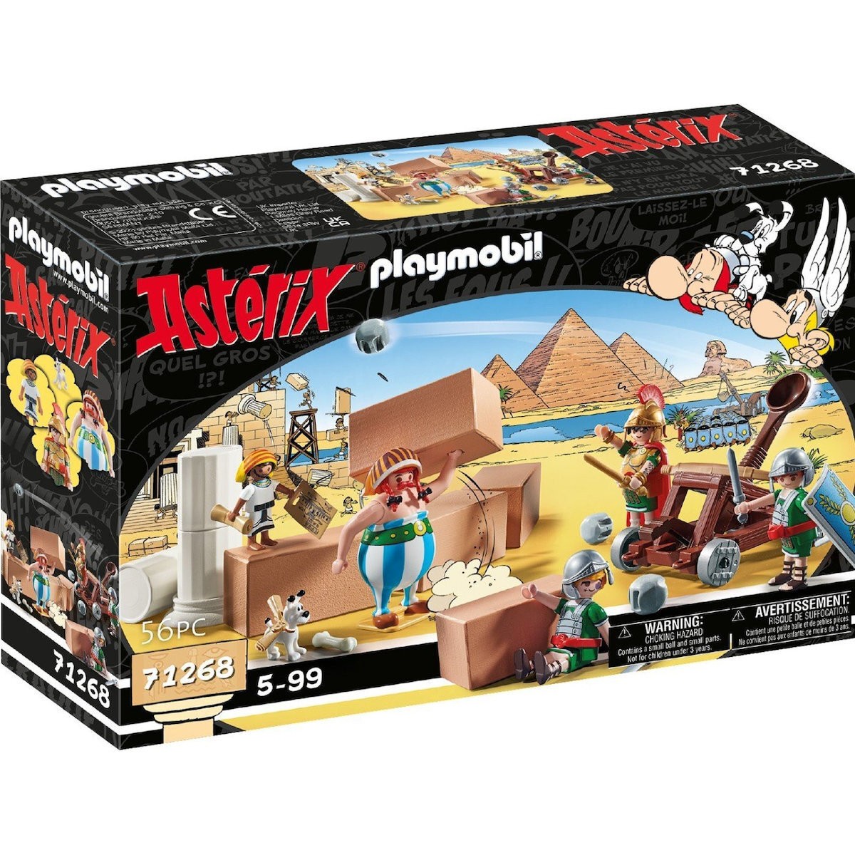 Playmobil Asterix Series 71268 Edifis and Battle of the Palace
