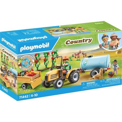 Playmobil Country Set 71442 Tractor with trailer and water tank