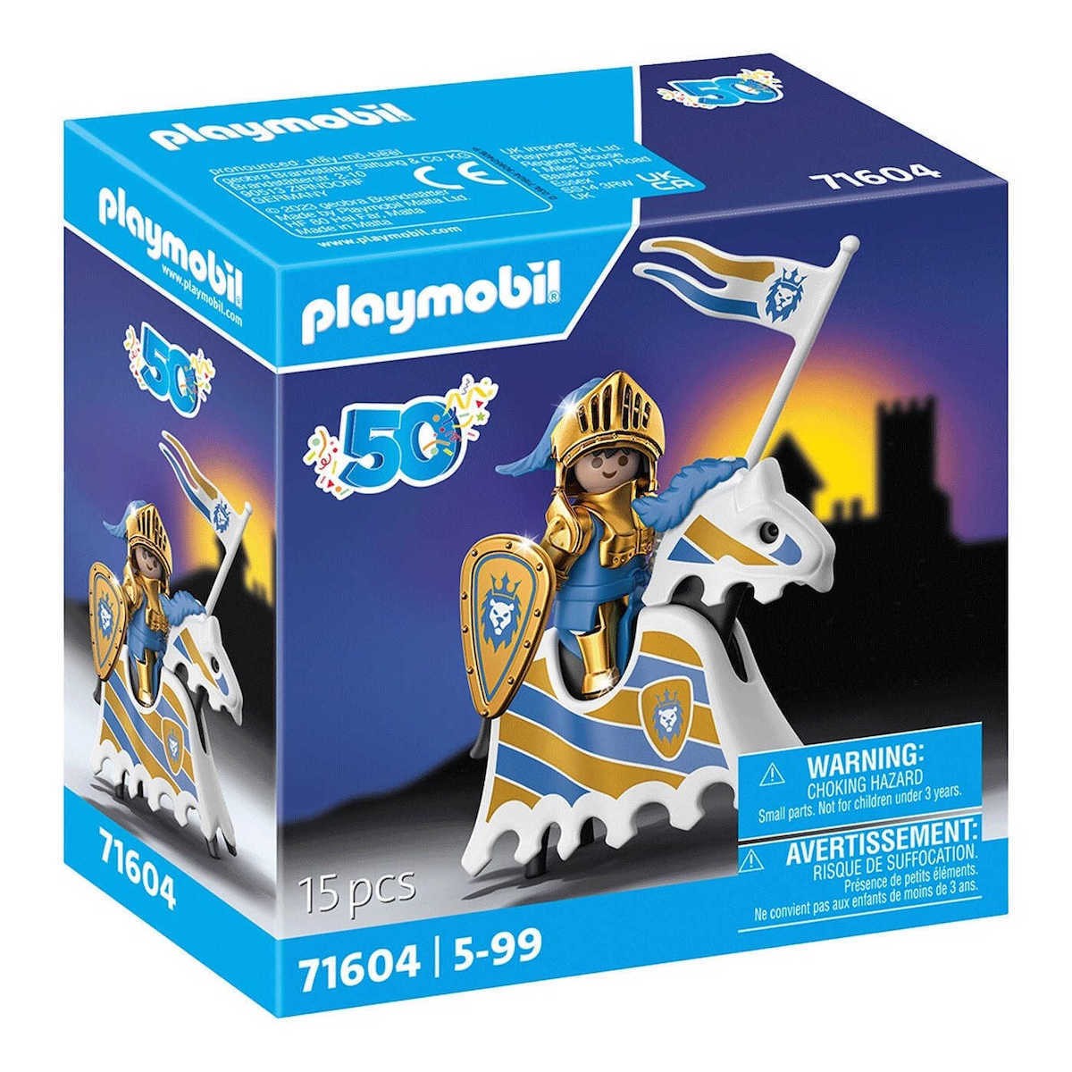 Playmobil 50 Years Anniversary Set 71604 Golden Knight with Horse