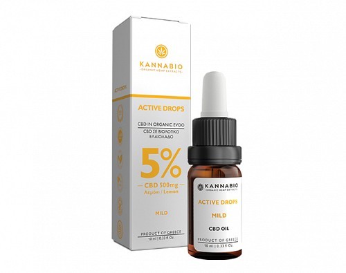 Active Drops CBD 5% Isolate (500mg 10ml) THC Free