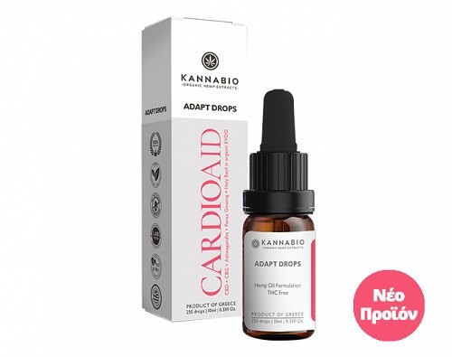 Adapt Drops CardioAid CBD+CBG+Adaptogens (1,250mg/10ml)