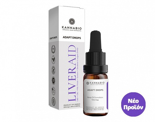 Adapt Drops LiverAid CBD+CBC+Adaptogens (1,250mg/10ml)