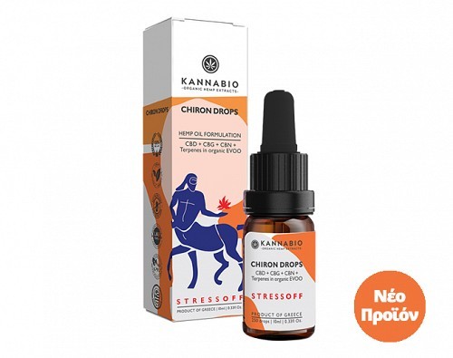 Chiron Drops StressOff CBD+CBG+CBN+Terpenes (1,750mg/10ml)