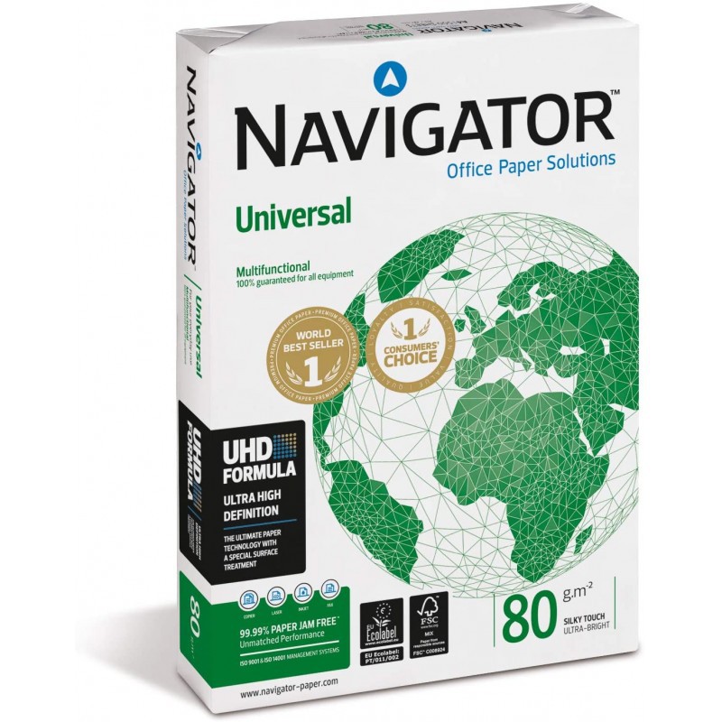 ΧΑΡΤΙ ΦΩΤΟΑΝΤΙΓΡΑΦΙΚΟ Α4 80gr. 500 ΦΥΛΛΑ ΑΣΠΡΟ NAVIGATOR