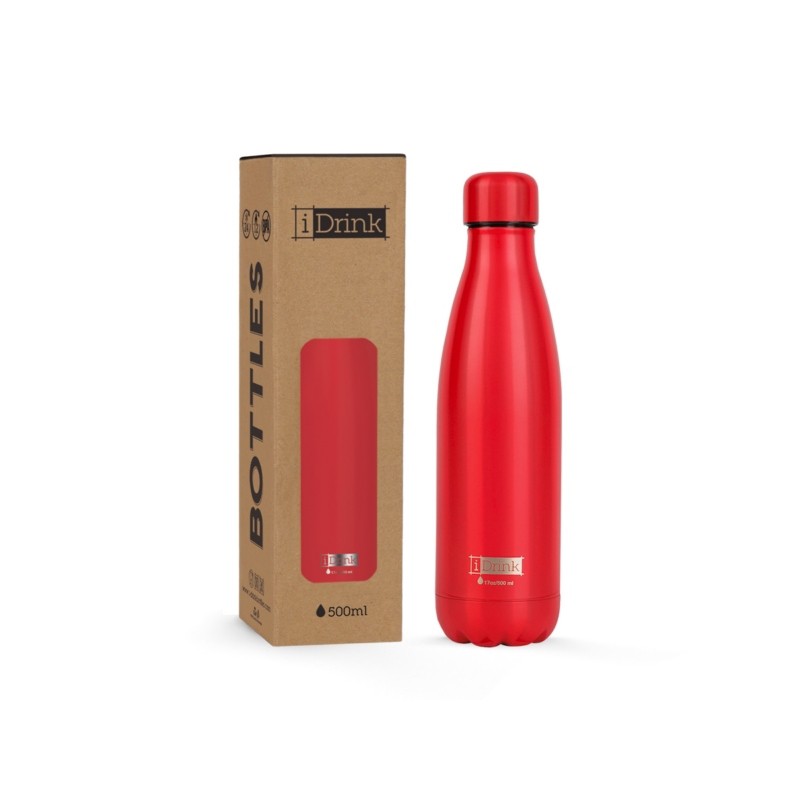 ΠΑΓΟΥΡΙ i DRINK ID0004 THERM BOTTLE 500ml RED