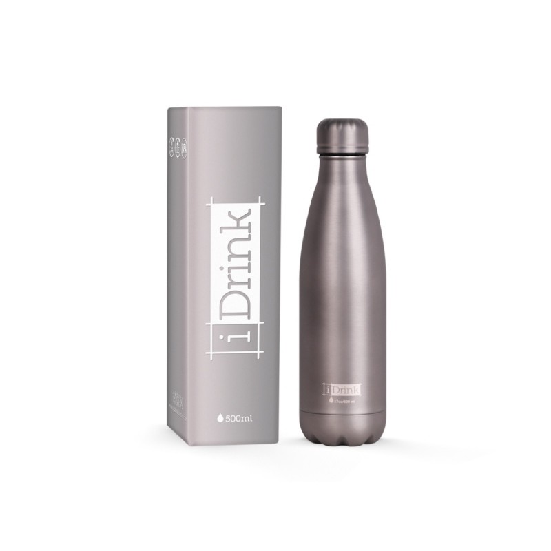 ΠΑΓΟΥΡΙ i DRINK ID0019 THERM BOTTLE 500ml MAT GREY