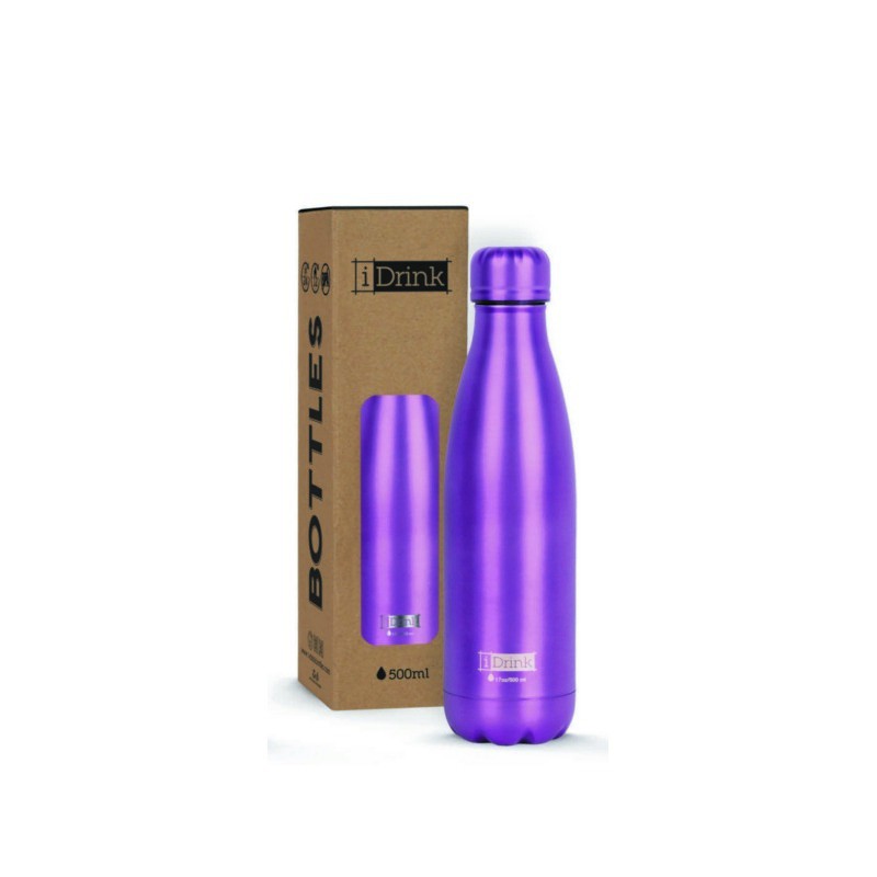 ΠΑΓΟΥΡΙ i DRINK ID0023 THERM BOTTLE 500ml MAT PURP