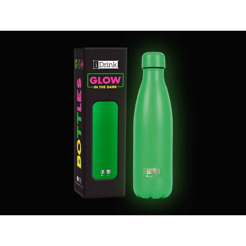ΠΑΓΟΥΡΙ i DRINK ID0041 THERM BOTTLE 500ml GLITTER GREEN