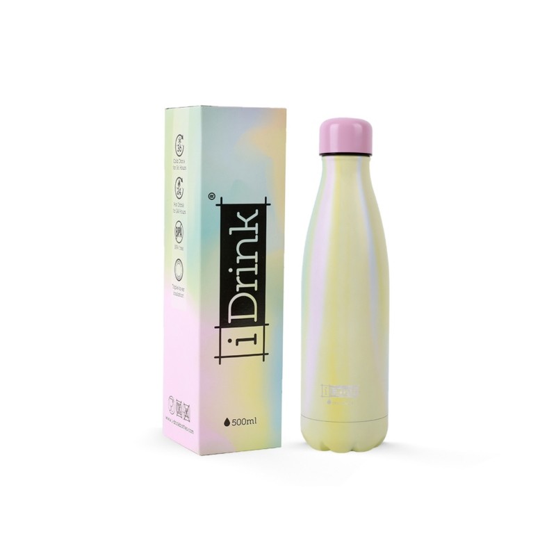 ΠΑΓΟΥΡΙ i DRINK ID0095 THERM BOTTLE 500ml RAINBOW